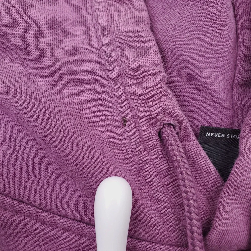 North Face Hoodie Mens Small Purple Pullover Sweatshirt Hoody Outdoor Preppy